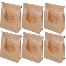 Storage Bottles 50pcs Bread Bags For Homemade Sourdough Bag With Clear Window Bakery Supplies
