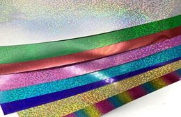 silver gold blue color Decorative Sticker 2530cm Glitter Heat Transfer Sheets Sequins HTV Iron On Vinyl for DIY Cricut T Shirt 8 1573341