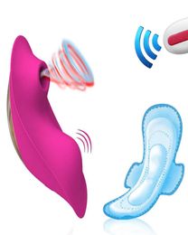 remote control Sucking Vibrator Wearable Dildo Vibrator Sex Toys for Women Vagina Clitori Stimulator Gspot Oral Suction P08186502574