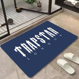 Trapstar Living Room Floor Carpet Bath Mat Rug for Bedroom Mats Carpets Custom Bathroom Foot Mat Doormat Entrance Door Home Rugs 240510