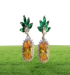 Victoria Sweet New Arrival Lovely Fashion Jewellery 925 Sterling Silver Party Cubic Zircon Women Student Laurie pineapple Drop Earri1681728