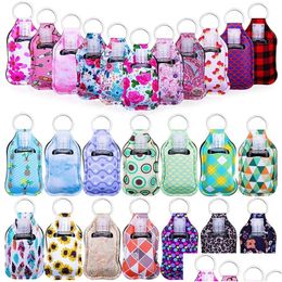 Party Favor Portable 30Ml Hand Sanitizer Holders Mini Bottle Er For Backpack And Purse Assorted Patterns Drop Delivery Home Garden Fes Dhusg