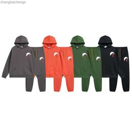 Trend High Quality Rhuder Hoodies Designer High Quality Sports Set Mens Hooded Sweater with Plush Hoodie with Logo