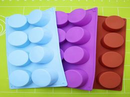 Silicone Pudding Mold Cake Pastry Baking Round Jelly Gummy Soap Mini Muffin Mousse Cake Decoration Tools Bread Biscuit Mould WWA149002717