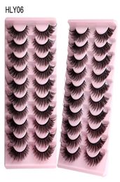 Reusable Handmade Mink False Eyelashes Naturally Soft and Delicate Multilayer Thick Curly Fake Lashes Eye End Lenghtening Strip Ey1492907
