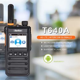 Inrico T640A Android 81 4G Network Walkie Talkie Antenna Separate Wireless Military POC Radio with GPS Bluetooth Wifi 240509