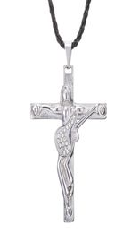 Johnny Hallyday guitar pendant necklace men jewelry 316 stainless steel floating locket charms Christian Crucifix4765078