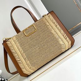 hand weave tote bags straw summer beach bags shoulder bags shopping bags basket handbags designer women braided hand bags purse large capacity crochet beach totes