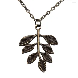 Pendant Necklaces 1pcs Branch Man Necklace Accessories For Women Jewelry Men Wholesale Chain Length 43 5cm
