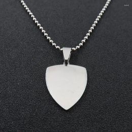 Pendant Necklaces Fashion DIY Logo Love Heart Dog Tags Necklace Stainless Steel Dogtags For Man Women Gift Jewellery