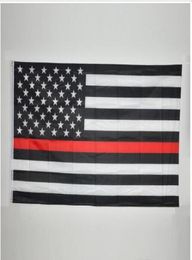 90150cm BlueLine USA Police Flags 5 styles 3x5 Foot Thin Blue Line USA Flag Black White And Blue American Flag With Brass Grommet5537242