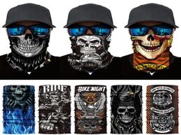 Bandanas Skull Joker Cycling Face Mask Men Magic Scarf Seamless Bandana Buffs Motorcycle Tube Shield Balaclava Headband Neck Gaite5366024