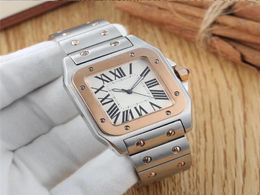 Top Quality Men Women Luxury Watch Solid Stainless Steel 33mm 39mm Couple Lover Wrist Watch Automatic Movement Mechnical Women Lux6326641