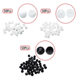 Storage Bottles 50Pcs Plastic Ball-Shaped Lids For Empty Container Leakproof Cosmetic Sample Vials Lotion Essence Travel Bottle