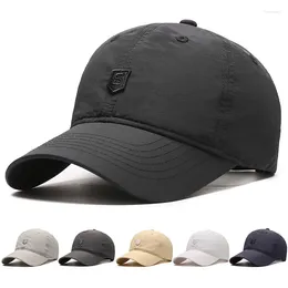 Ball Caps 2024 Summer Baseball Cap For Men Women Outdoor Light Thin Hat Female Male Sunshade Sunscreen Quick-Dry Casual