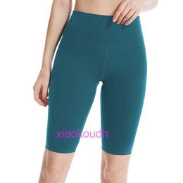 Lul Designer bequeme Frauen -Radkurzfilme selbe Yoga Hosen Frauen Doppelgesicht gebürstet nackt fühlen sexy hohe Taille Sport