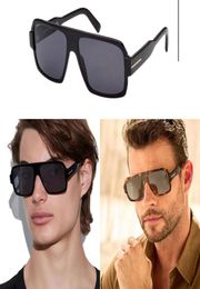 Mens Women Sunglasses Fashion FT933 designer big Square ladies glasses UV400 ford Black classic sunglasses Original Box7020796