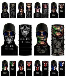 Multifunction Skull Scarf Print Cycling Masks Headgear Seamless Magic Scarf Halloween Party Masks 20style T2i511133952354