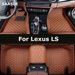 SAASLE Custom Car Floor Mats For Lexus LS LS350 LS400 LS430 LS460 LS500 LS500h LS600h Auto Carpets Foot Coche Accessorie T240509