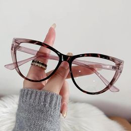 Sunglasses Arrival Cat Eye Computer Glasses For Women Men Anti Blue Light Blocking Optical Spectacle Eyeglass Fashion Vintage Eyewear