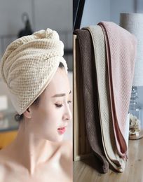 Magic Microfiber Hair Fast Drying Dryer Towel Bath Wrap Hat Quick Shower Cap Turban Towel Dry9620365