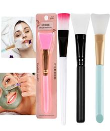 1PC silicone mask brush DIY mud mix facial foundation skin care beauty makeup brush applicator3361329