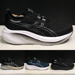 2024 Summer GEL Nimbus 26 White Black Blue Green Golden Grey Running Shoes Outdoor Sports Sneakers Size Eur 36-46