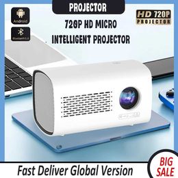 Projectors T100 Android 9.0 Full HD Projector 1080p 4k 150ansi Video Autofocus Bluetooth 5.0 Intelligent Lcd Led Video Home Theatre Projector J240509