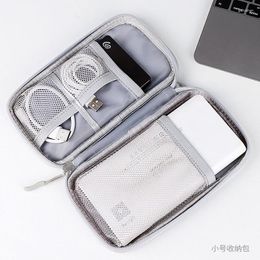 Storage Bags Portable Cable Organiser Waterproof Bag For Power Bank Digital Case Earphone Oxford Cloth Holder