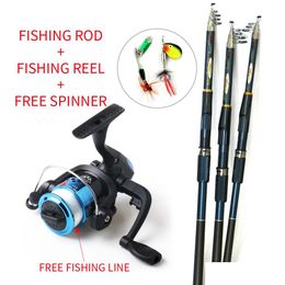 Spinning Rods New Lure Fishing Reels Reel Fish Tackle Rod And Carbon Frp Ocean Rock Line As Gift Drop Delivery Sports Outdoors Otcqe