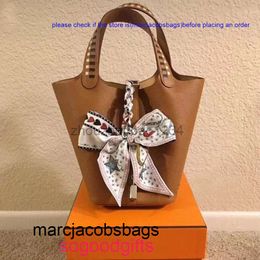 birkinbag handbag Designer bags Womens Picotin lock Handbags Tote Bag 2023 spring and summer new leather portable womens bag bucket togo palm vegetabl 5ZK7 kellyity