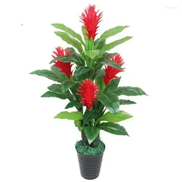 Decorative Flowers Artificial Plants Red Good Luck Tree Home Decoration Greenery Plant Trees For Decor House Bonsai