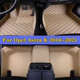 Floor Mats Carpets Opel Astra K 2016-2021 Automotive Interior Accessories Protective Mats Customized Automotive Floor Mats Automotive Carpet Covers T240509