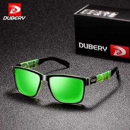 DUBERY 2020 Sport Sunglasses Polarized For Men Sun Glasses Square Driving Personality Color Mirror Designer UV400 272R