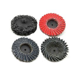 10 piece 2"/3" Drill Flap Sanding Disc Rotary Lock Grinding Wheel