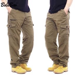 Men's Pants BOLUBAO Tactical Goods Mens Classic Outdoor Hiking Travel Jogging Pants Camo Military Multi Pocket MensL2405