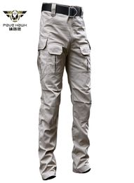 Military Tactical Cargo Pants Men039s Stretch SWAT Combat RipStop Many Pocket Army Long Trouser Stretch Cotton Casual Work Pan1634858