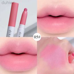 Lip Pencils 5-color low saturation soft matte lip line pencil red outline makeup waterproof nude pink matte lipstick crayon lipstick cosmetics d240510