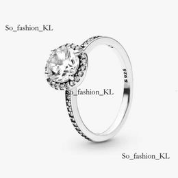 Luxury Designer Jewelry Designer Ring 925 Sterling Diamond Fine Pandorabracelet Jewelry Style Lover Engagement Jewelry Woman Panda Ring Wedding Gift With Box 221