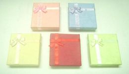 24pcslot 5x7x16cm Mix Colors Jewelry Gift Boxes For Pendant Packaging Display BX391424008251111