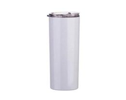 20oz Skinny Tumblers Sublimation Blanks Tumbler Stainless Steel Coffee Mugs Beer Classic Cup With Lid straws Sea AHC35184256457