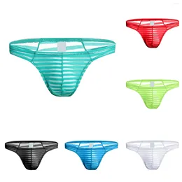 Underpants Mens Underwear Fashion Sexy Adult U Pouch Low Rise Men'S Open Hip Polyester Triangle Pants Breathable Panties