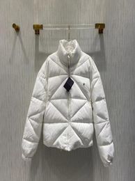 jacket designer down jackets mens Womens winter parka Rhomboid short collar coat recycled nylon fabric new autumn and winter coats5806485