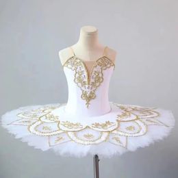 White Ballet Tutu Kids Girls Adults Women Ballet Dance Costumes Ballerina Adults Professional Ballet Tutu Dress Women Girls 240509