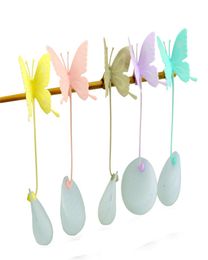creativity Butterfly Tea Bags Strainers Silicone Teaspoon Philtre Infuser Cute Teabags pink purple blue2565407
