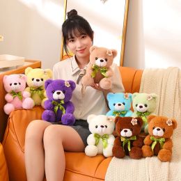 20CM Super Cute Sitting Teddy Bear Plush Toys Kawaii Bear Plush Dolls Lovely Pillow Stuffed Soft for Birthday Gift