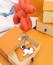 Fashion Keychain Silver Dog Designer Suitable For Bag Pendant Car Pendant Letter Luxury V Key Chain7355570