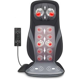 Ultimate Relaxation with Snailax Shiatsu Back Massager - Deep Kneading Massage Chair Pad with Adjustable Intensity for Full Body Muscle Relief and Soothing Heat