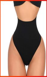 High Waist Shapewear Women Waist Trainer Tummy Body Shaper Slimming Control Panties Thong Gstring Butt Lifter Seamless Panties7200117