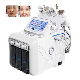 Multifunctional 6 in 1 H2 O2 facial dermabrasion hydro microdermabrasion peeling vacuum skin cleaning water aqua oxygen spray